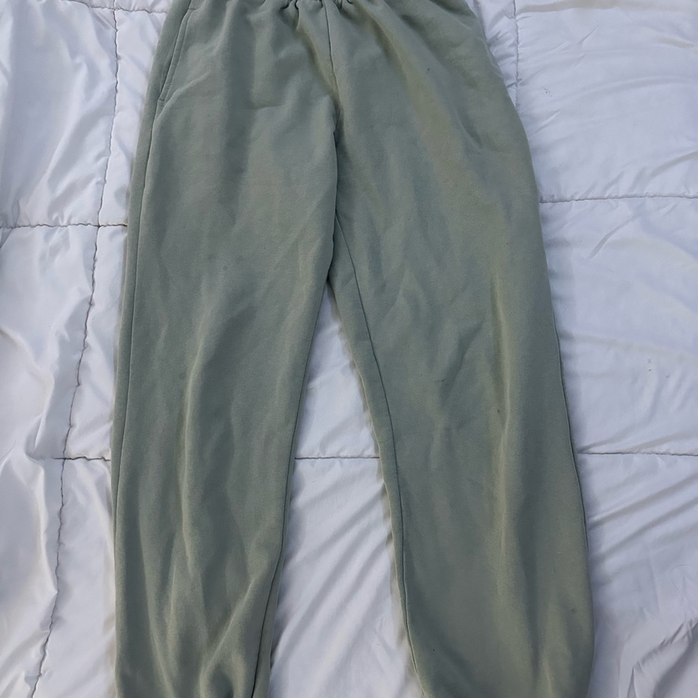 Brandy Melville Sage Green Sweatpants
